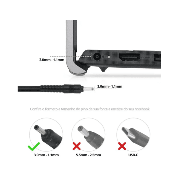 Fonte Para Acer ULTRA 19V 3,42A 65W