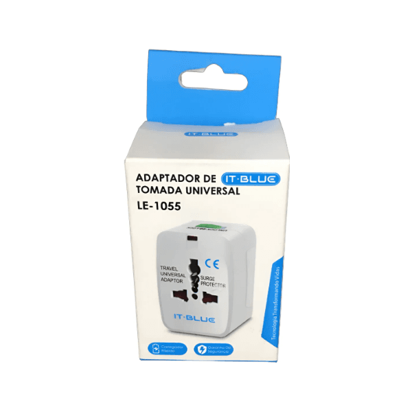 Adaptador De Tomada Universal IT•BLUE Le-1055 250v