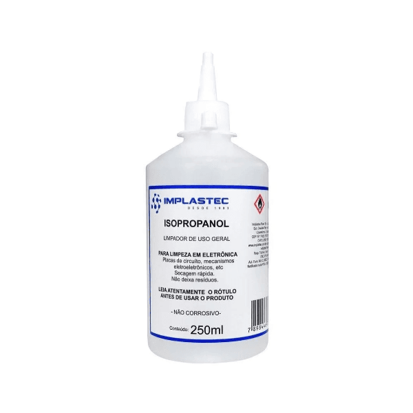 Álcool Isopropílico 250ml. Implastec