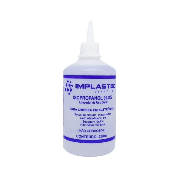 Álcool Isopropílico 250ml. Implastec