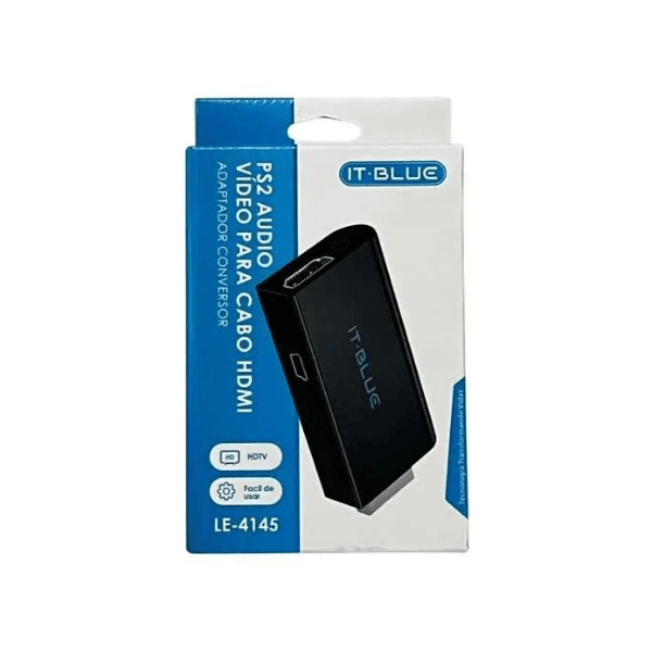 PS2 Audio Vídeo Para Cabo HDMI Conversor 