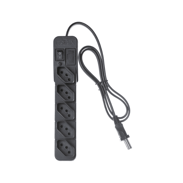Filtro de Linha 5 Tomadas 1M Preto