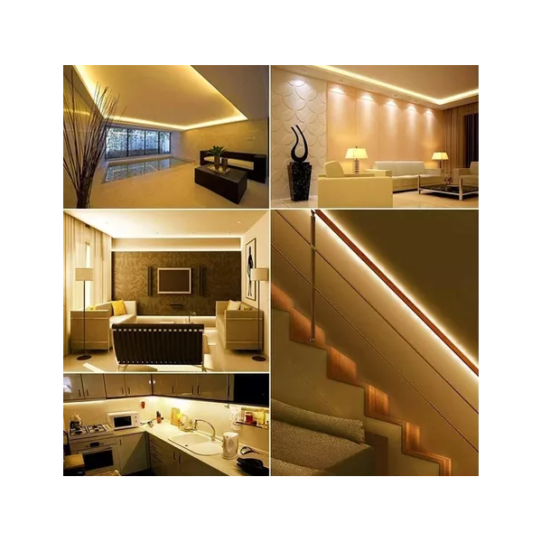 Fita de Led Branco Quente 3000k 5m 120 leds - MOD. 3528 S/Fonte