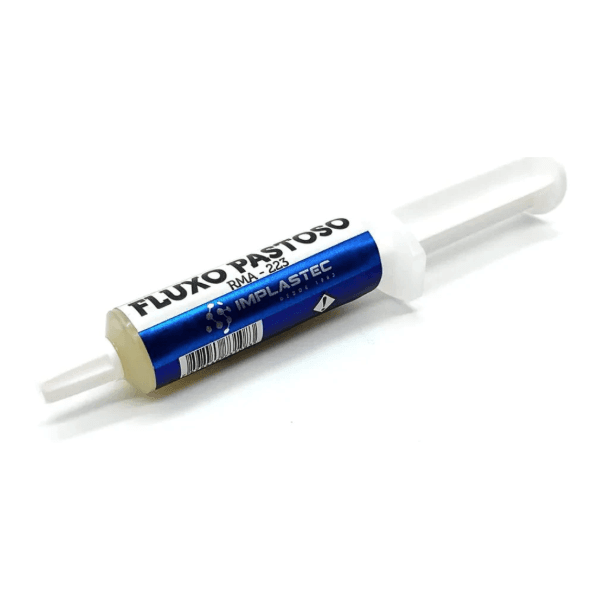 Fluxo de Solda Pastoso Seringa 10g Implastec