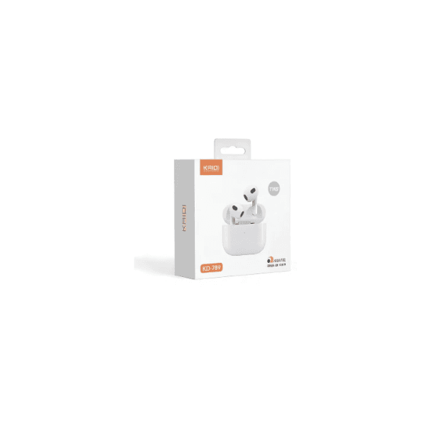 Fone de Ouvido Bluetooth KAIDI KD-789 Sem Fio - Branco