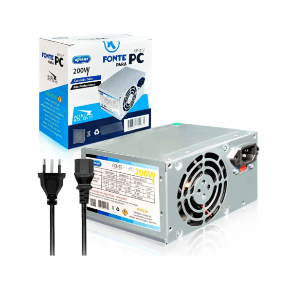 Fonte ATX Knup 200W KP-517