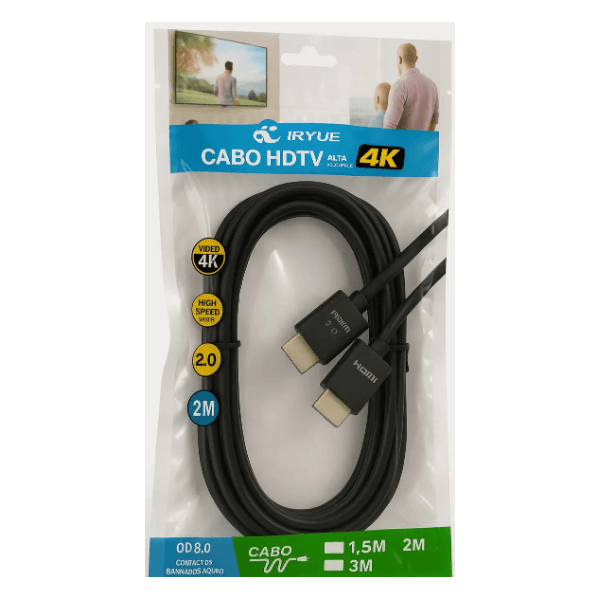 Cabo HDMI 2M 2.0 ULTRA HD 