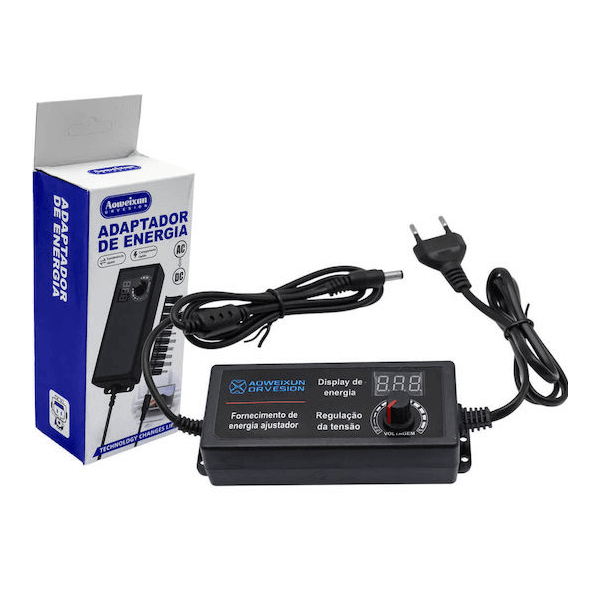 Fonte 12V 3A Ajustável - Dimmer 3-12V