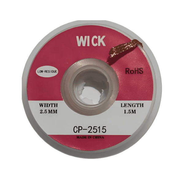 Malha Dessoldadora para solda SMD - 2,5X1,5mm - WICK 