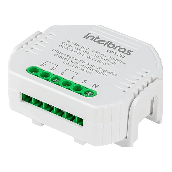 Minicontrolador smart Wi-Fi para 1 interruptor EWS 211