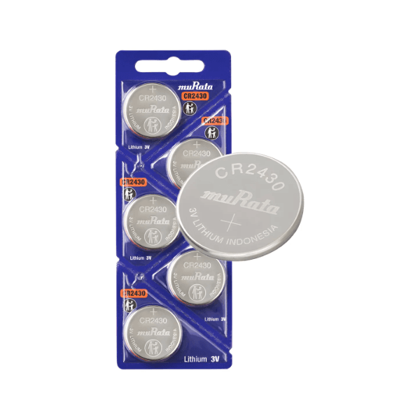 Bateria CR2430 3V muRata - Cartela com 5un.