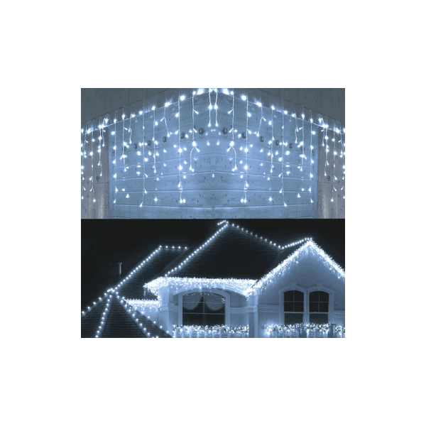 Cascata 200 leds 5M 110V (Branco Frio) 