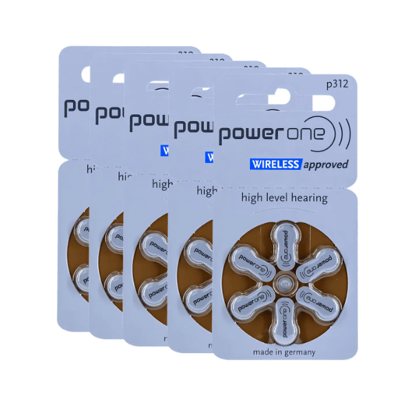 Pilha Auditiva 1.4v Powerone mod. n.312 (COM 4 CARTELAS)