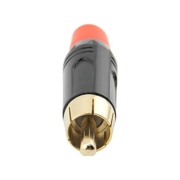 PLUG RCA MACHO BLACK SERIES PROFISSIONAL EM METAL MXT