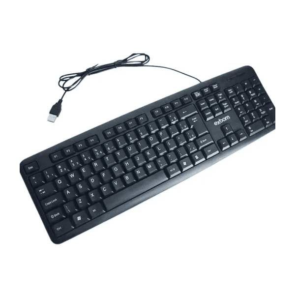 Teclado Para Computador/Notebook Usb C/Fio BK-102 Exbom 