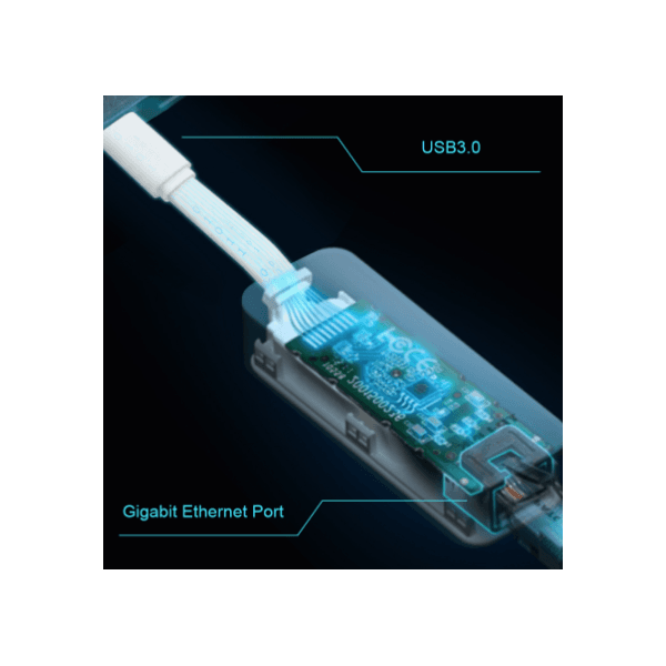 Adaptador USB Rede RJ45 Gigabit TP-LINK UE300 