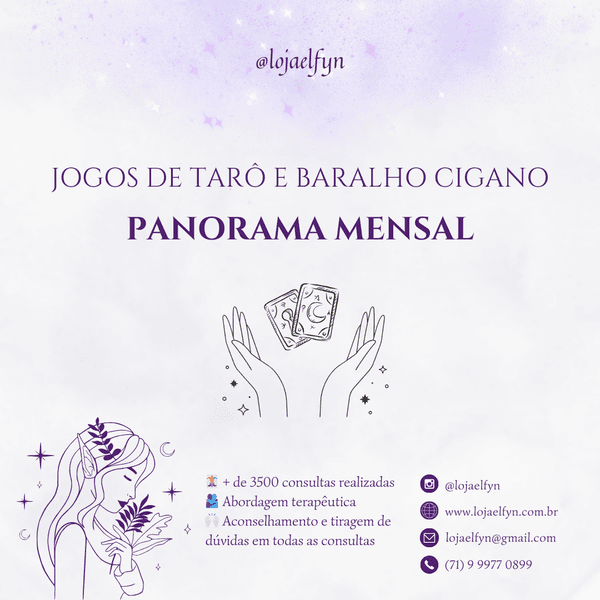 Consulta Baralho Cigano - Panorama Mensal 