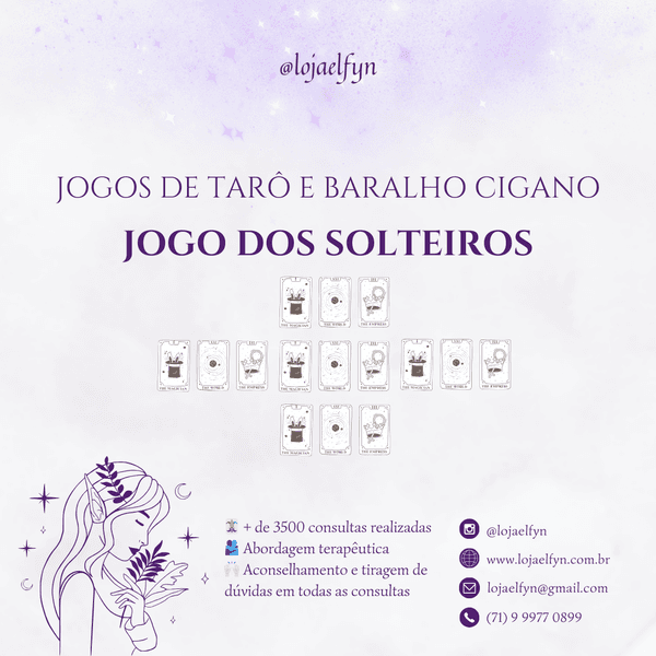 Consulta Baralho Cigano - Amoroso - Previsões para Solteiras