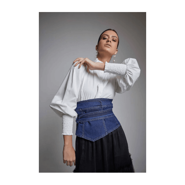 Cinto Jeans Estilo Boho