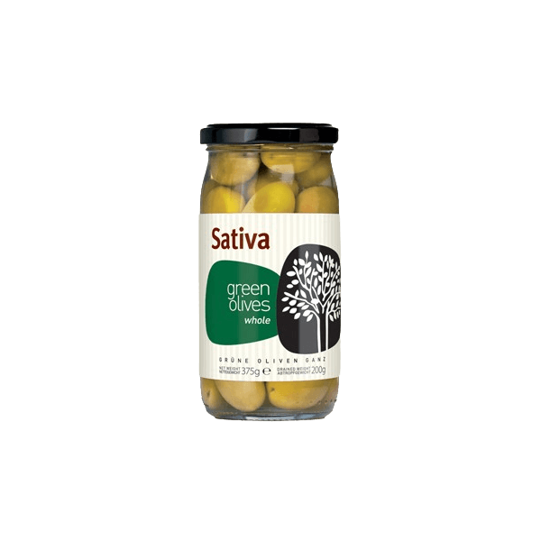 Azeitona green olives Sativa 365g 