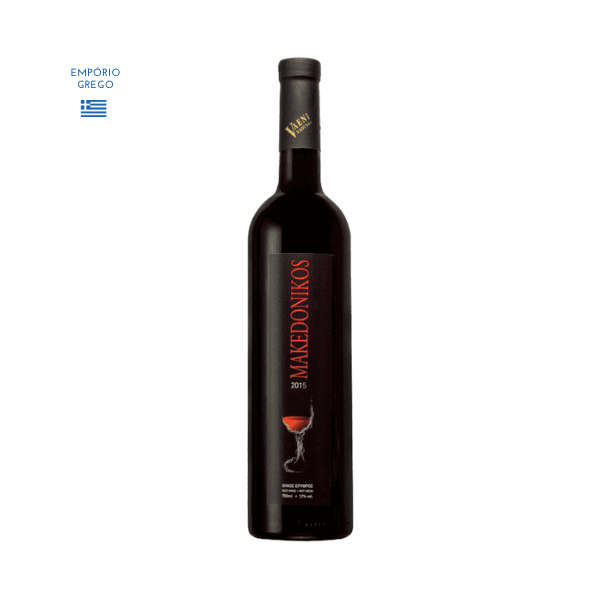 Makedonikos vinho fino tinto meio seco 750 ml