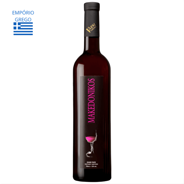 Makedonikos 2024 vinho fino rosé meio seco 750 ml 