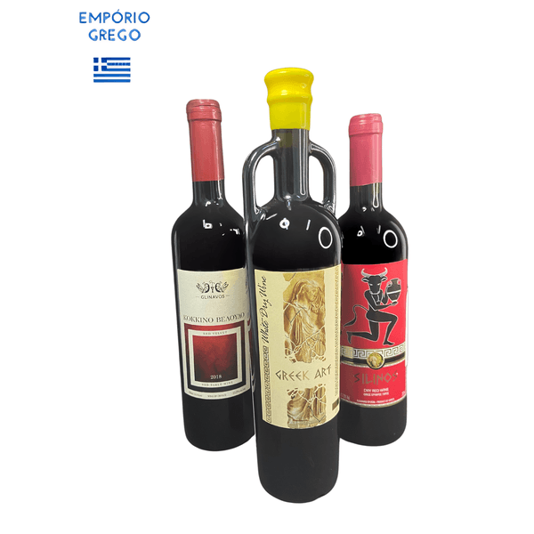 Kit Vinhos - Kokkino beaoyao, Silinos e Greek Art