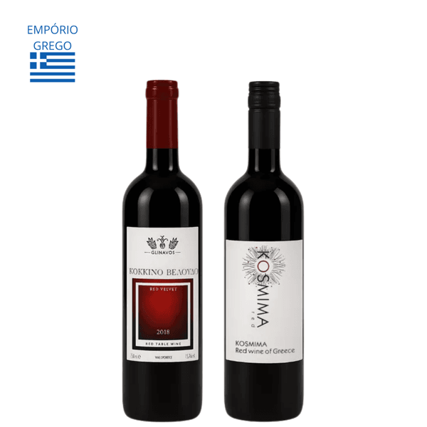 KIT VINHO EM DOBRO - KOKKINOS E KOSMIMA TINTO 