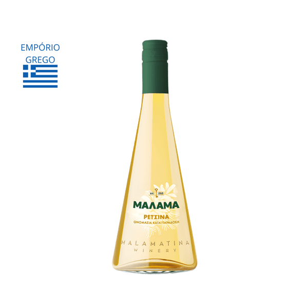 Malamatina Malama Retsina - Vinho Branco Seco 500ML