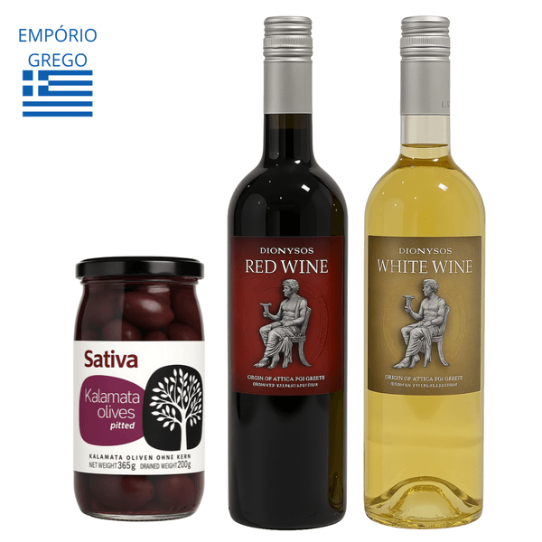 Kit Vinhos + Azeitonas 