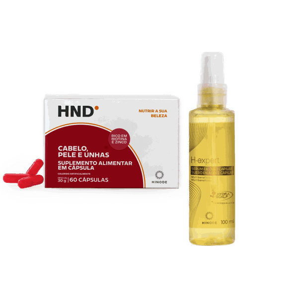Kit Presente Sérum e Suplementação Alimentar para cabelo