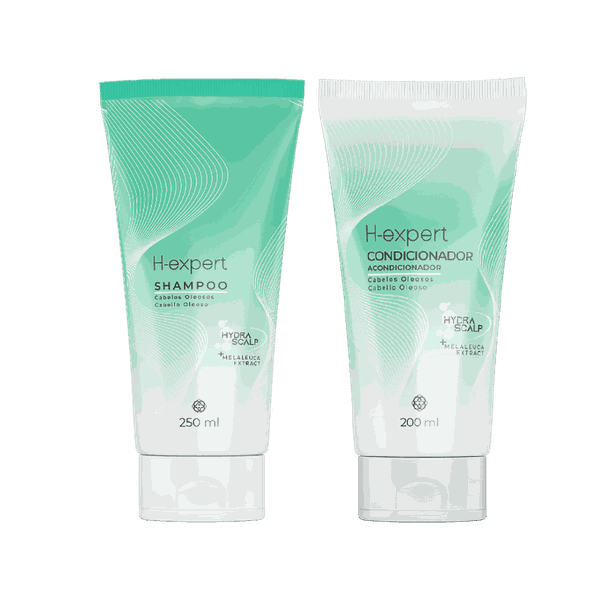 Kit Shampoo + Condicionador para cabelos Oleosos H-Expert
