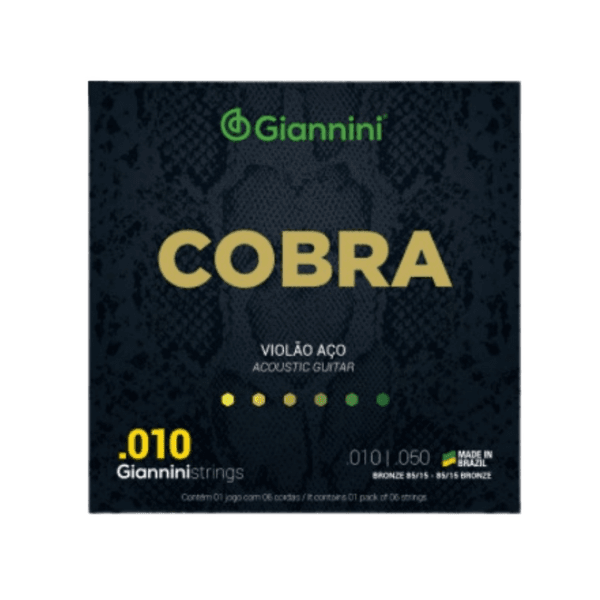 ENCORDOAMENTO PARA VIOLAO BRONZE 85/10 0.010 - GEEFLE