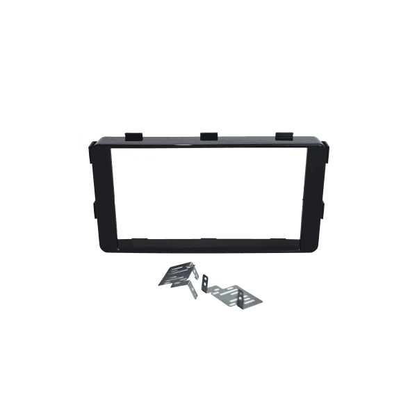 MOLDURA 2695 2DIN TROLLER 2009 2013 PRATA