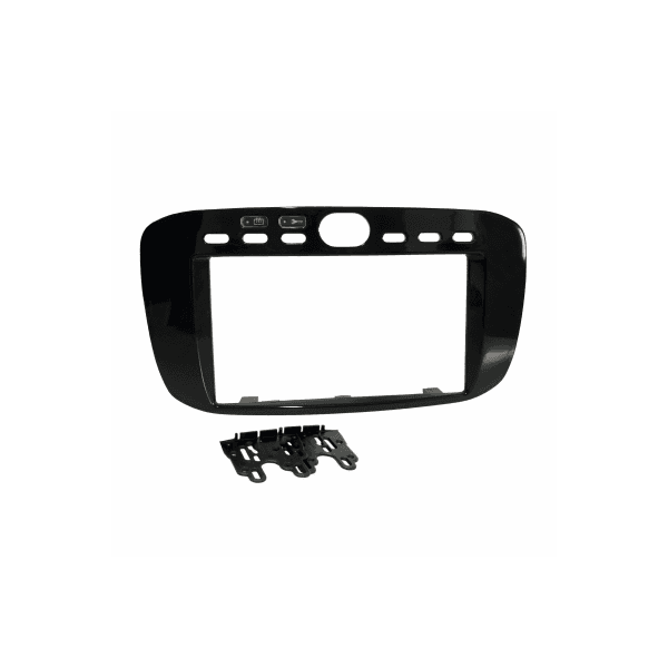 MOLDURA 4069 2DIN FIAT PUNTO 2013 A 2017 PRETO