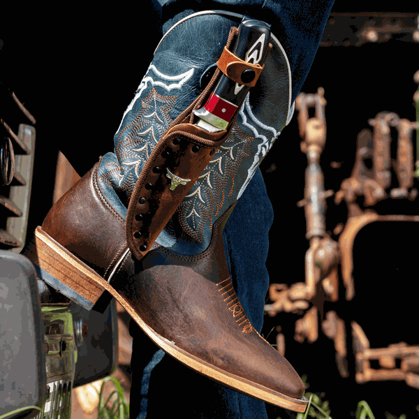 Texana Masculina Ranger - Faca e bainha