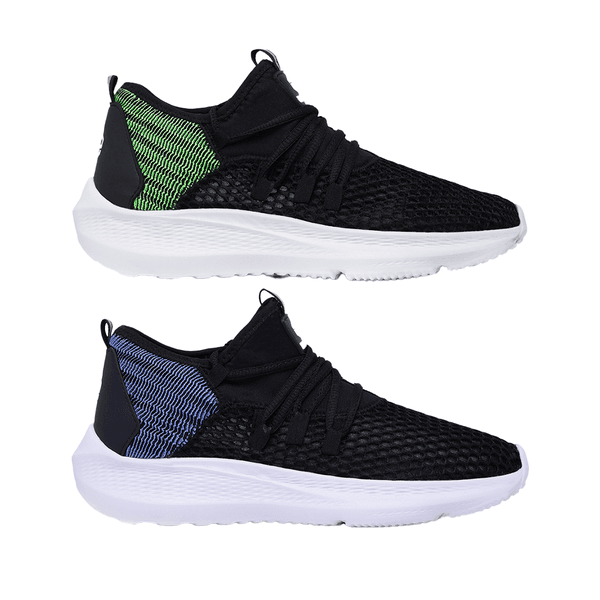 Kit 2 Pares de Tênis Ever Run - Azul / Verde