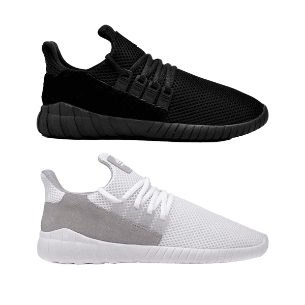 Kit 2 Pares de Tênis Kingston - Preto / Branco