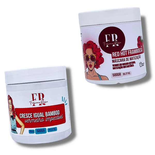 Kit Promocional com 2 máscaras de 500g cada - Escolha a sua Cor 