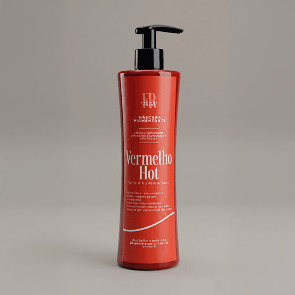 Matizador Pigmentante Fluido Vermelho Alaranjado - Vermelho Hot By Fr 