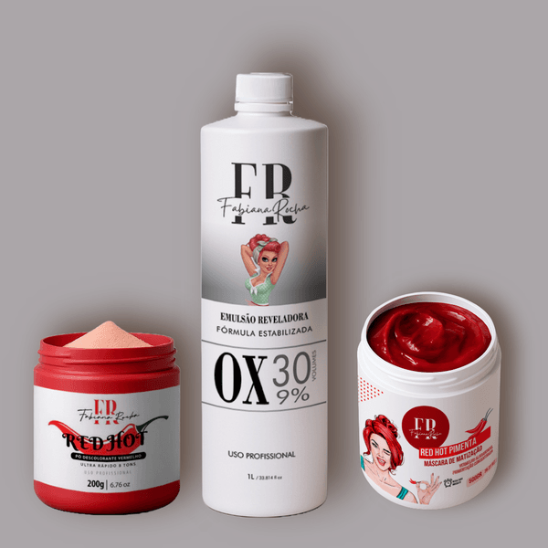 Kit Vermelho Alaranjado By FR