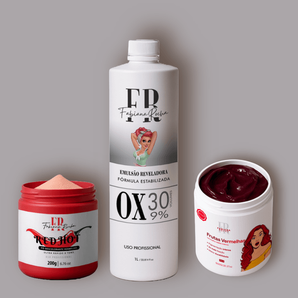Kit Vermelho Escuro By FR