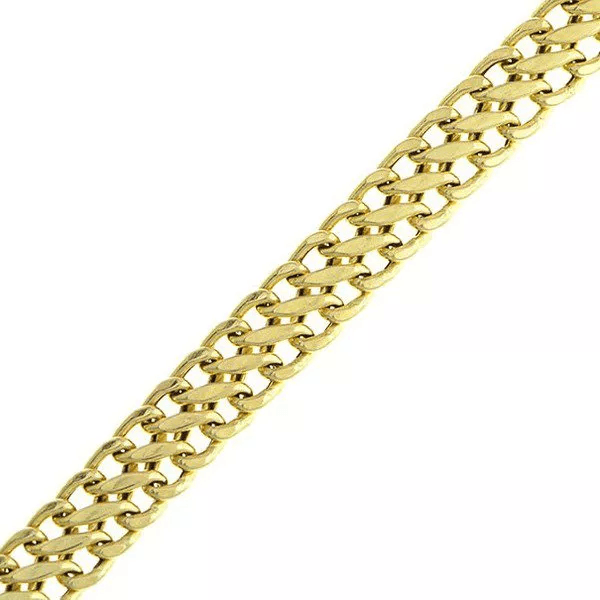 Pulseira De Ouro 18k Lacraia De 5mm Com 19cm