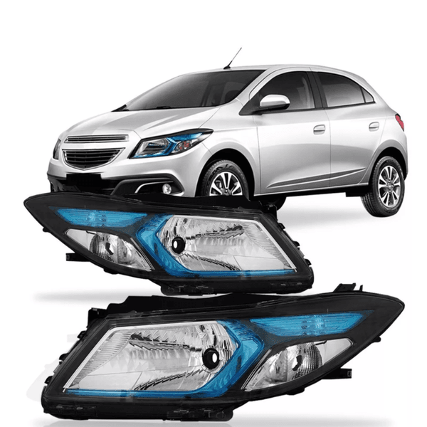 Farol Dianteiro Chevrolet Onix e Prisma 2013 a 2015 Lado Esquerdo 