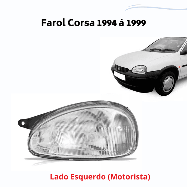 Farol Dianteiro Chevrolet Corsa 1994 á 1999