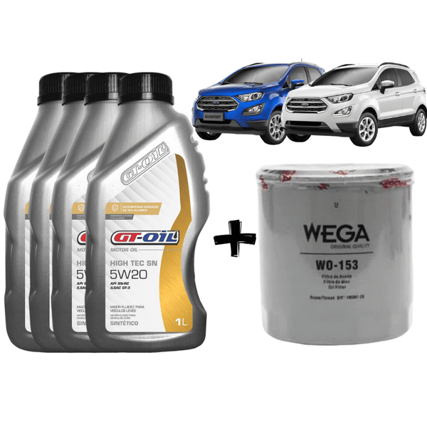 Kit troca de óleo + filtro de óleo Ecosport 1.5 3 cilindro 2017 em diante.