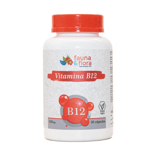 Vitamina B12 500mg 30 cápsulas
