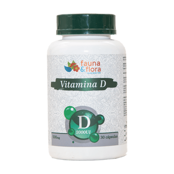 Vitamina D 500mg 30 cápsulas