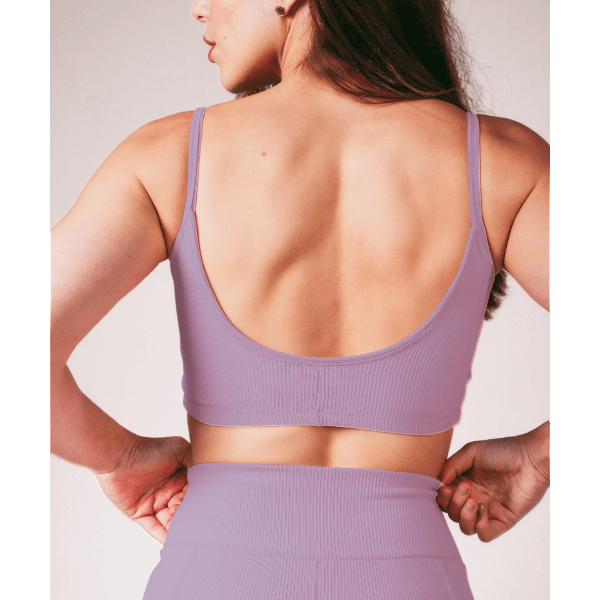 Top Canelado Anamadu - Lilás - Promoção 