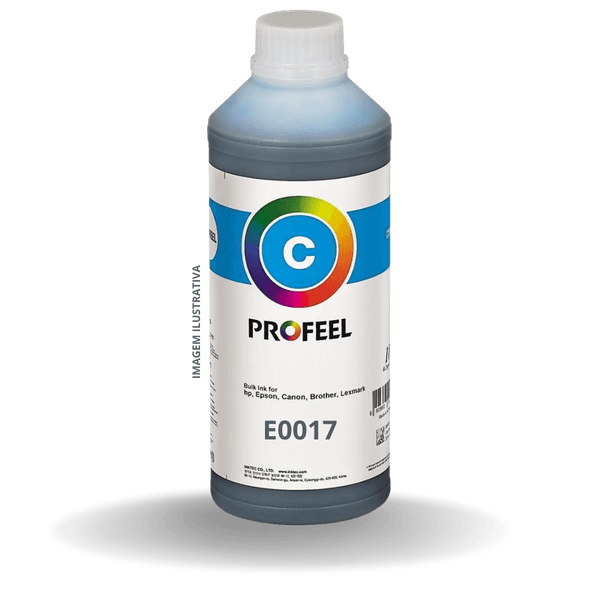 TINTA EPSON CORANTE E0017 PROFEEL - COR CIANO 1L